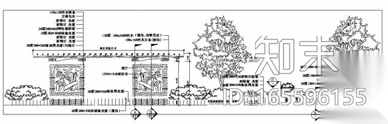 某居住区公共建筑景观设计施工图施工图下载【ID:165596155】