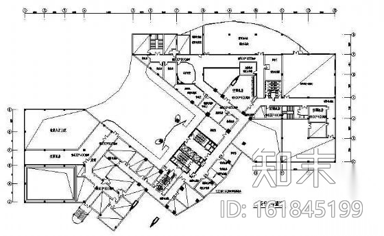 办公楼装饰图cad施工图下载【ID:161845199】