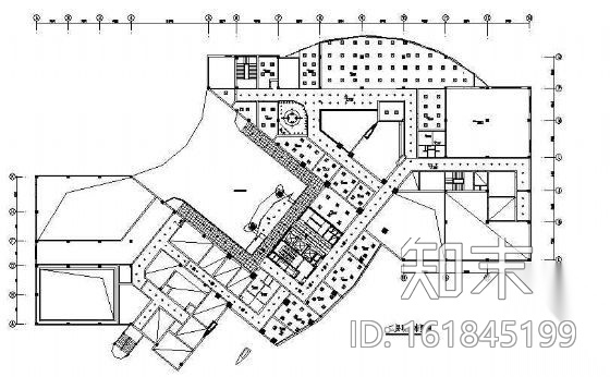 办公楼装饰图cad施工图下载【ID:161845199】