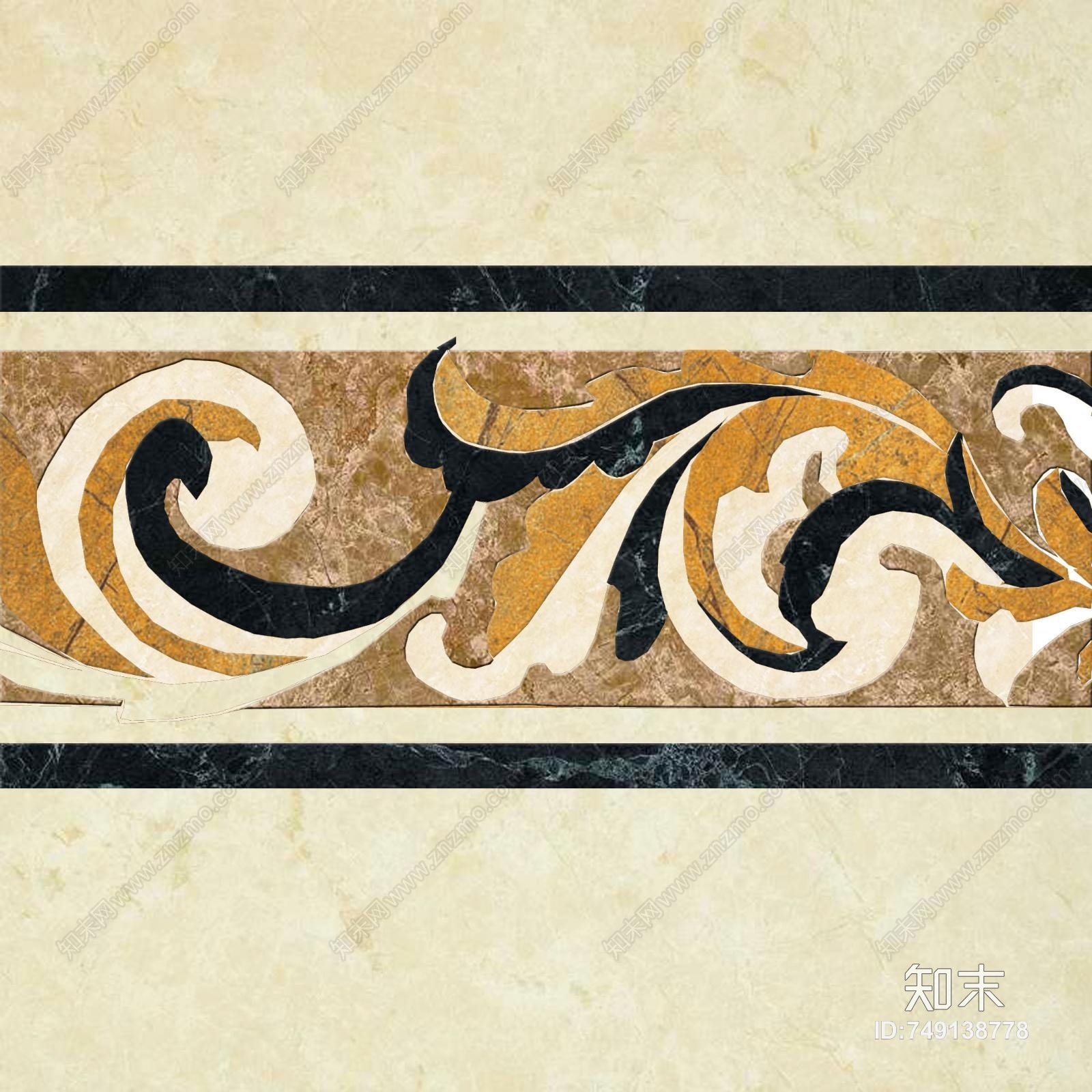 瓷砖围边贴图下载【ID:749138778】