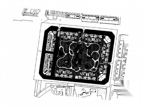 [成都]高档住宅小区景观规划设计施工图施工图下载【ID:161064158】
