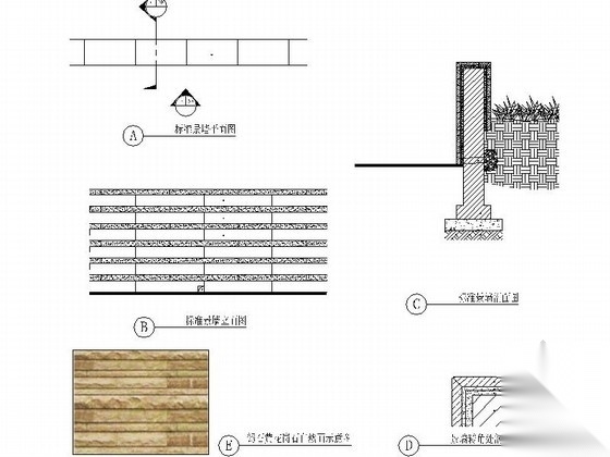 [成都]高档住宅小区景观规划设计施工图cad施工图下载【ID:161064158】