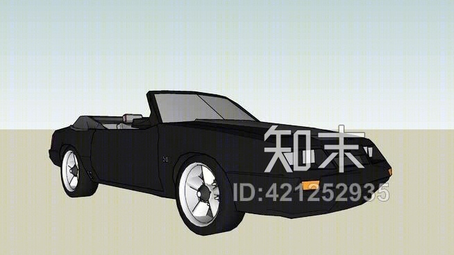 1986福特野马GTSU模型下载【ID:421252935】