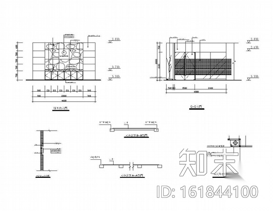 办公空间设计图cad施工图下载【ID:161844100】