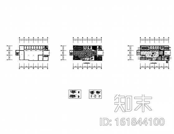 办公空间设计图cad施工图下载【ID:161844100】