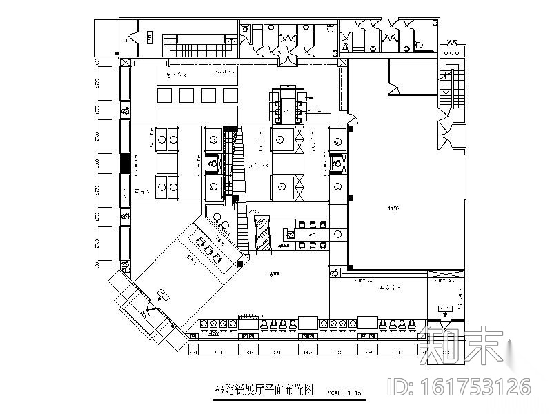 某陶瓷专卖店室内装修图cad施工图下载【ID:161753126】