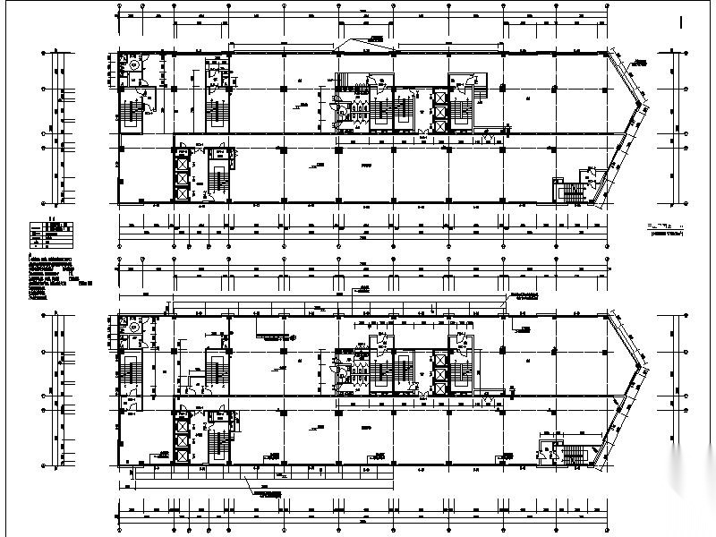 [江苏]市中心现代商业写字楼建筑施工图cad施工图下载【ID:151644171】