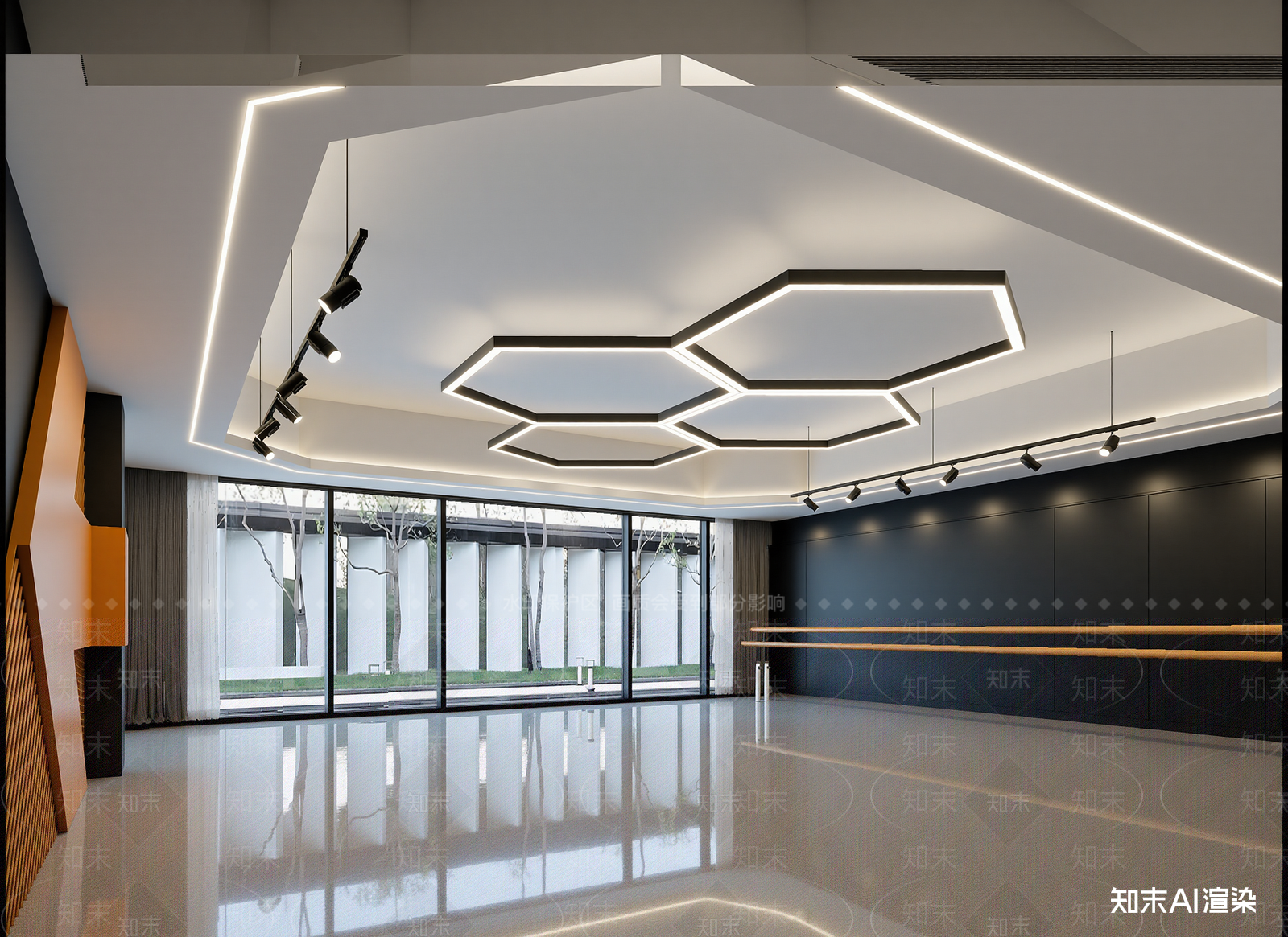 瑜伽室3D模型下载【ID:1214095606】