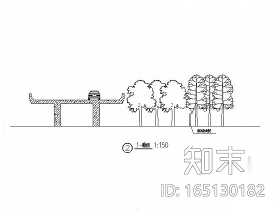 [浙江]魅力生态示范道路绿化设计施工图cad施工图下载【ID:165130182】