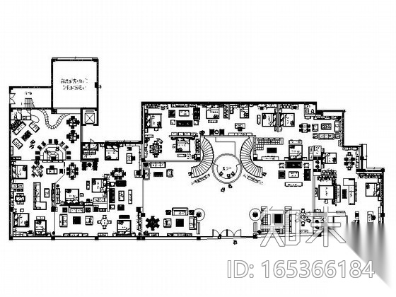[福建]胡桃及黄金柚系列家具店室内装修图cad施工图下载【ID:165366184】