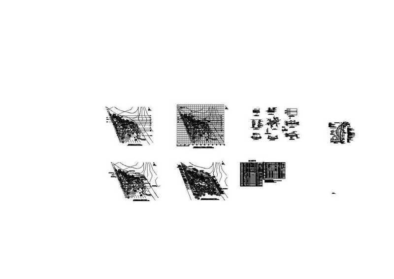 公园景观平立面、大样图CAD图纸cad施工图下载【ID:149638150】