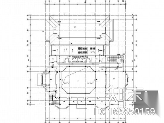 [浙江]五星级超大豪华会所游泳池给排水图纸（消防水炮cad施工图下载【ID:166850159】