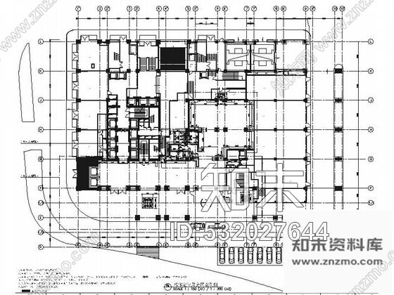 施工图浙江全球国际化金融中心高档现代风格综合性酒店装修施工图含效果cad施工图下载【ID:532027644】