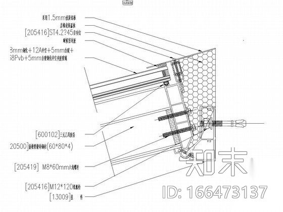 阳光房系统节点图cad施工图下载【ID:166473137】