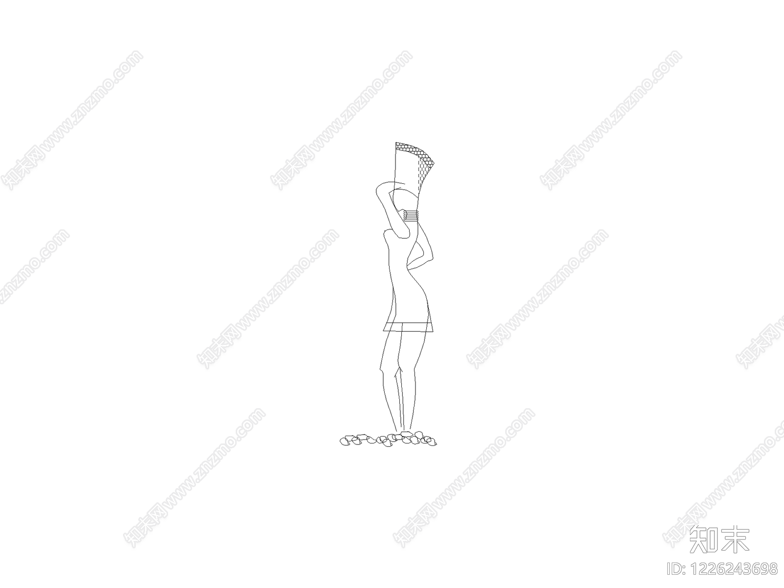 人物cad施工图下载【ID:1226243698】