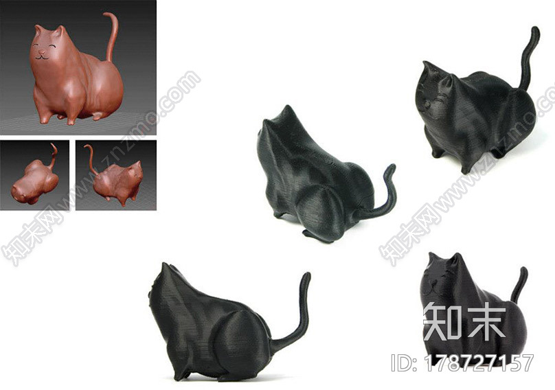 猫3d打印模型下载【ID:178727157】