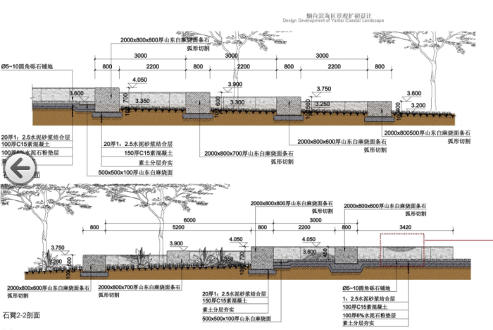 [山东]金滩海岸生态滨海区自然湿地景观规划设计方案cad施工图下载【ID:161014190】