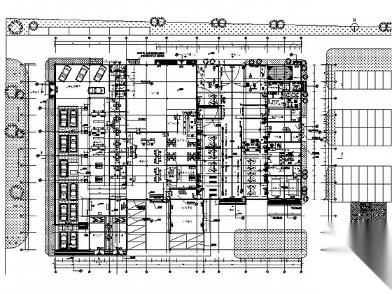 [余姚]某名车4S店建筑施工图施工图下载【ID:166721164】