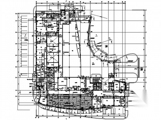 [上海]某知名医院十六层住院楼建筑施工图cad施工图下载【ID:166314170】