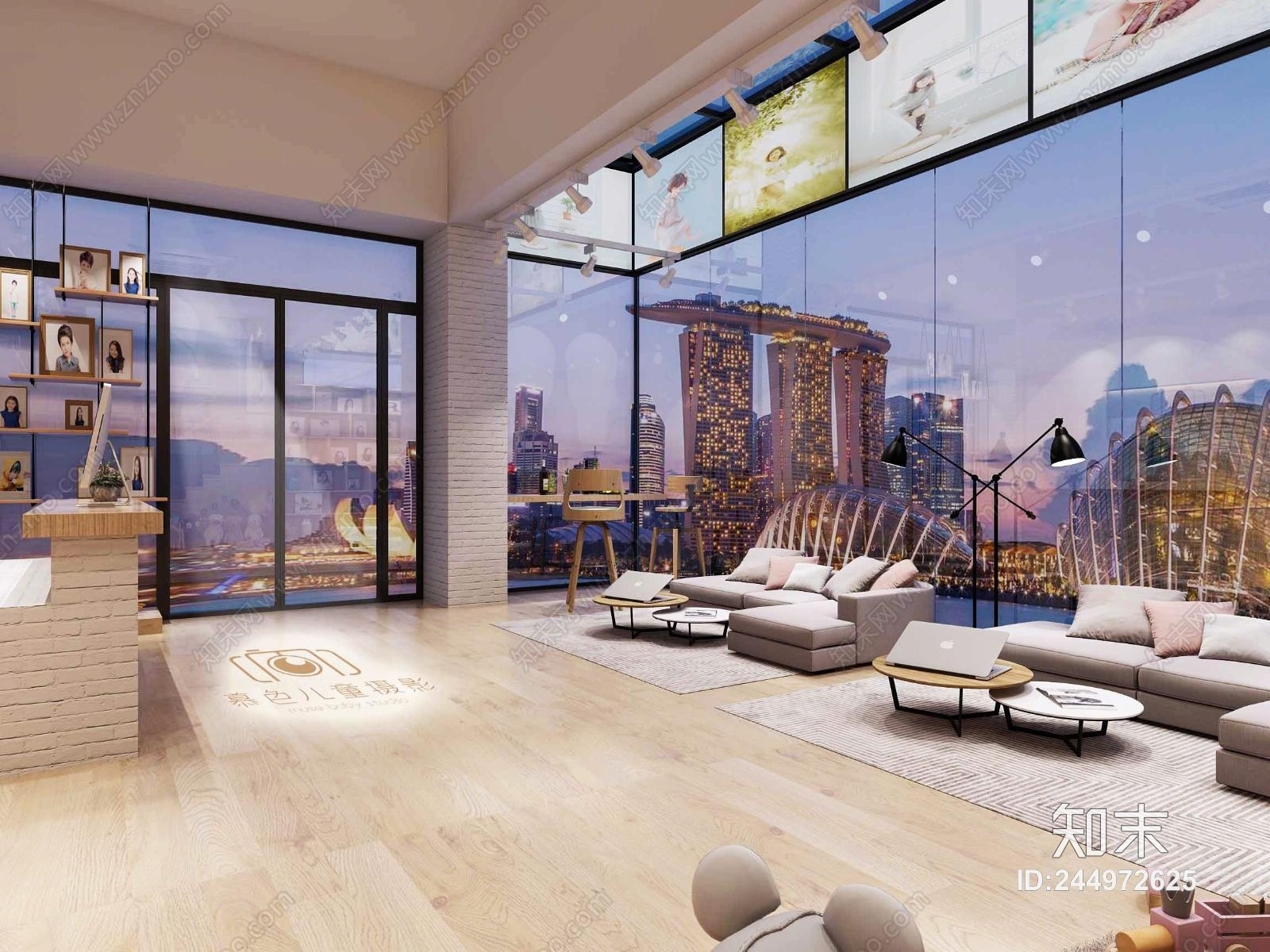 现代儿童摄影店3D模型下载【ID:244972625】