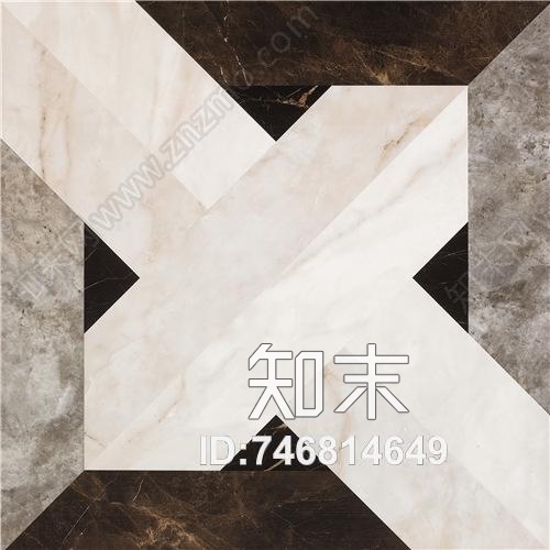 黑白地面拼花贴图下载【ID:746814649】