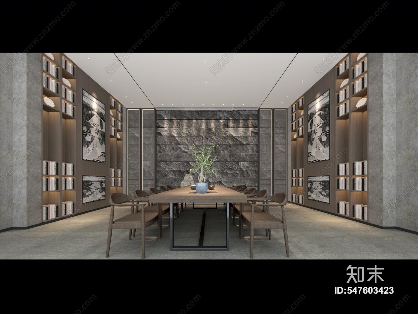 中式活动中心3D模型下载【ID:547603423】