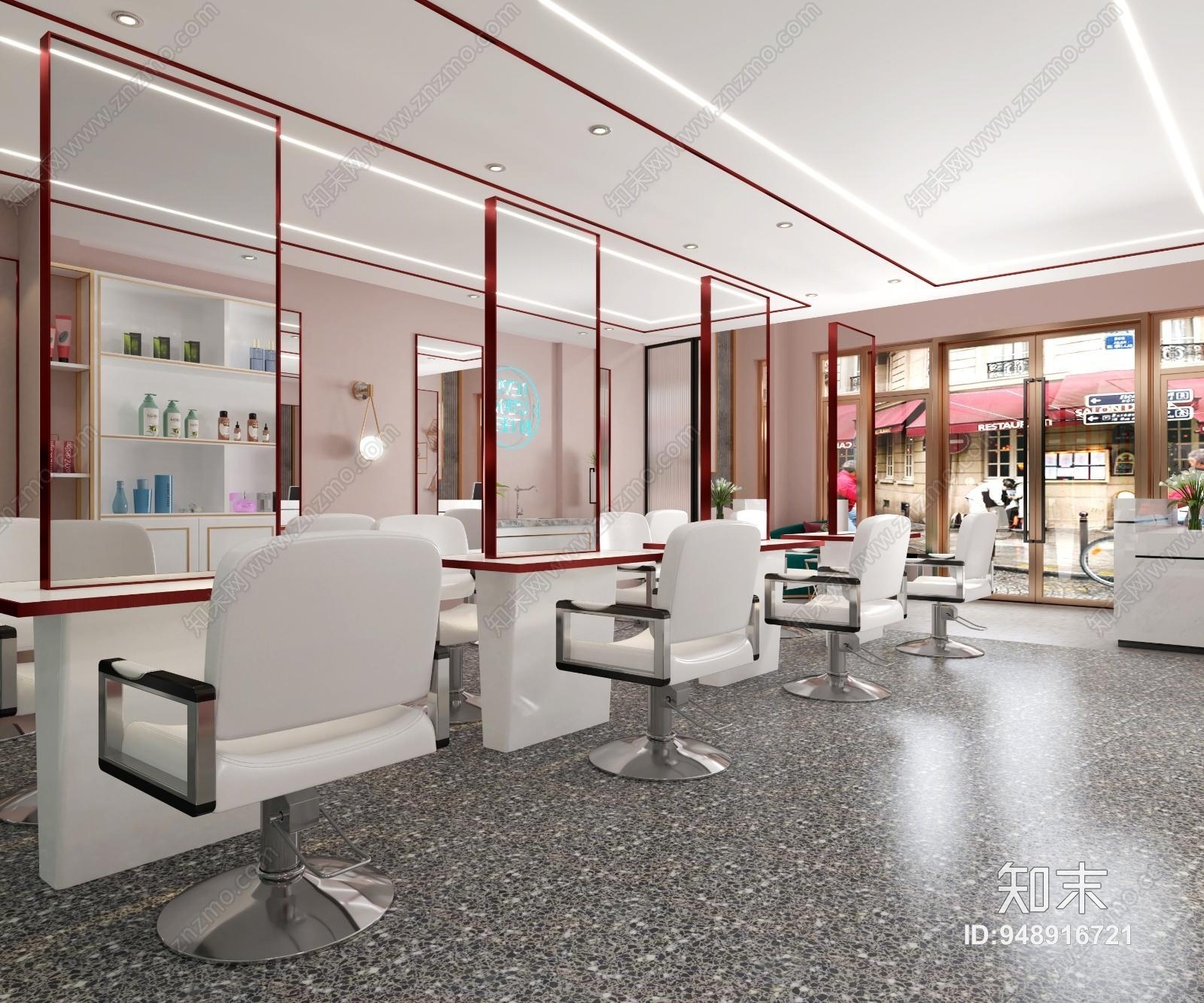 现代理发店3D模型下载【ID:948916721】