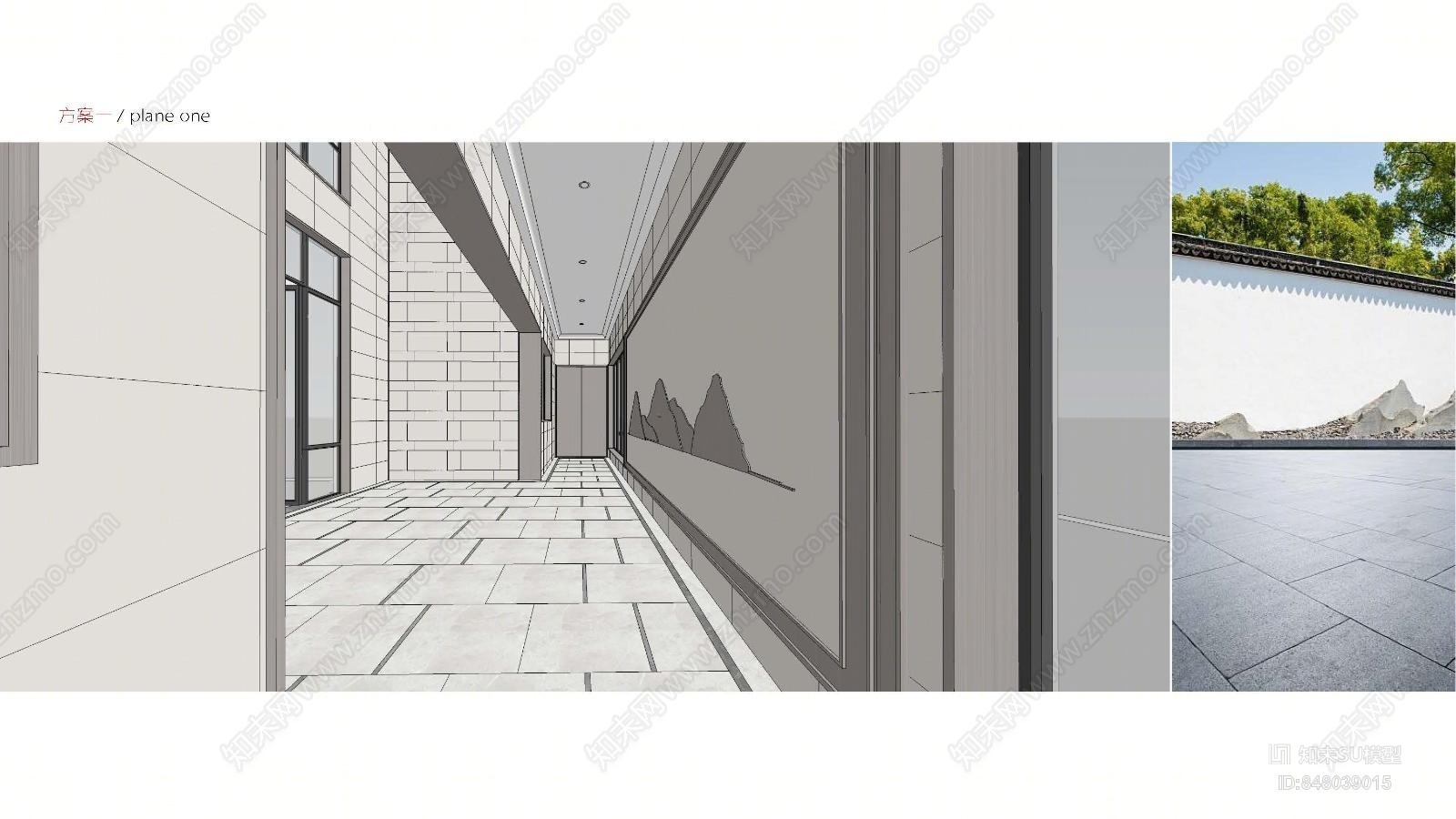 新中式住宅工区SU模型下载【ID:848039015】