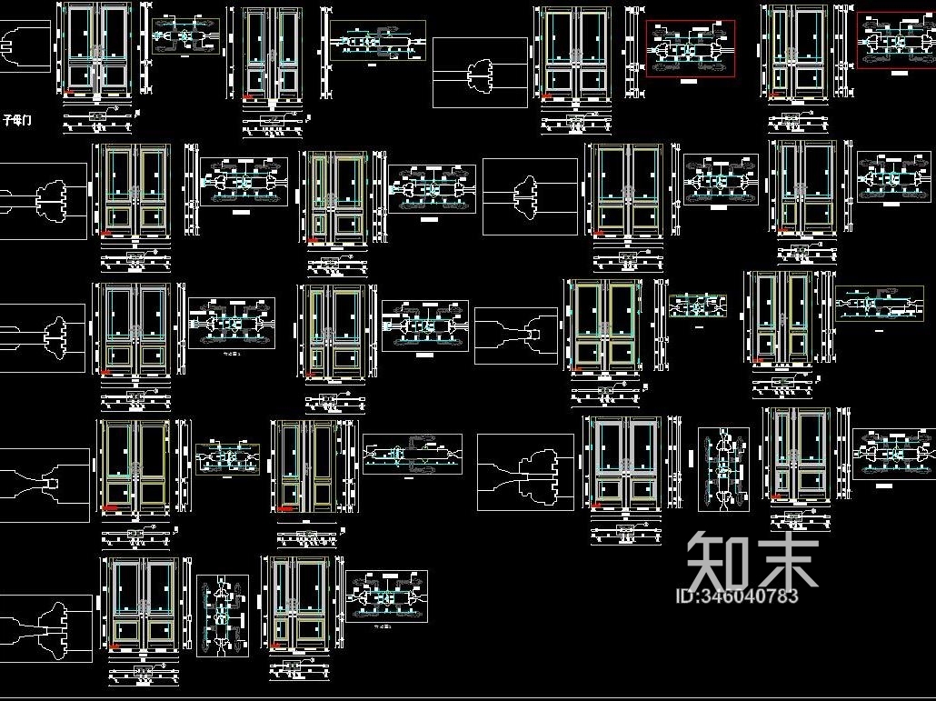 HBA-橱柜施工图下载【ID:346040783】