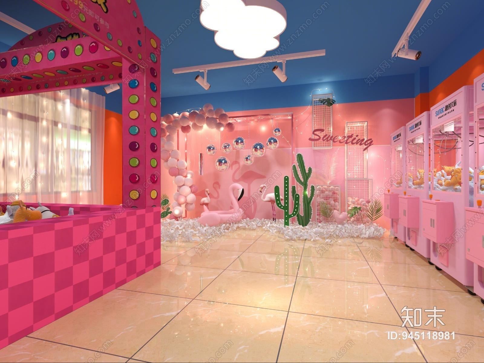 现代娃娃机店3D模型下载【ID:945118981】