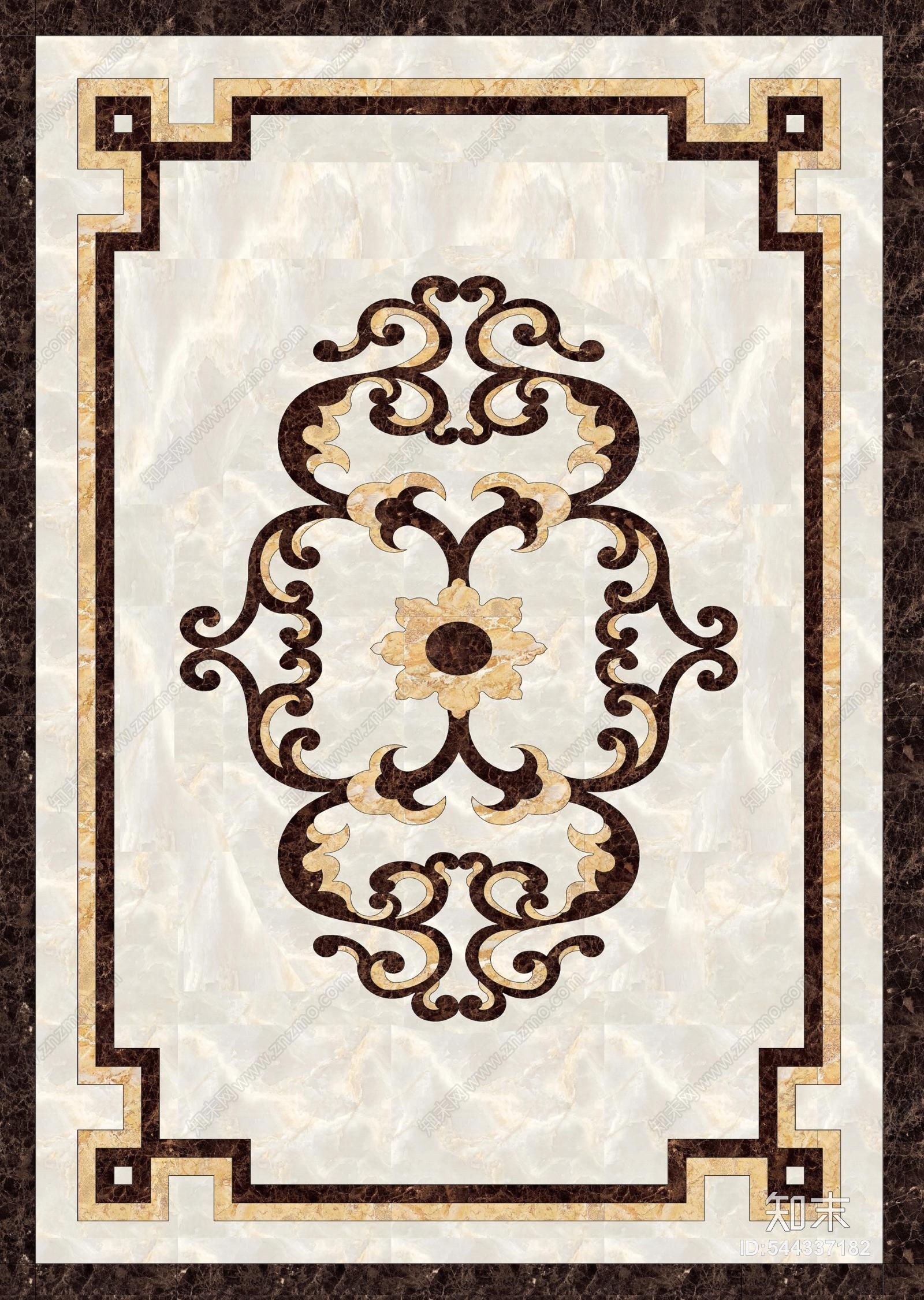 地拼花欧式石材贴图下载【ID:544337182】