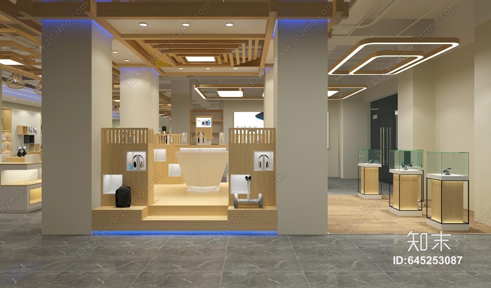 现代电信手机店3D模型下载【ID:645253087】