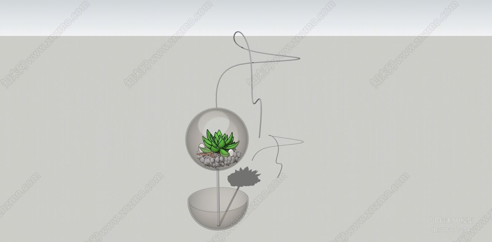 现代吊篮SU模型下载【ID:146417894】