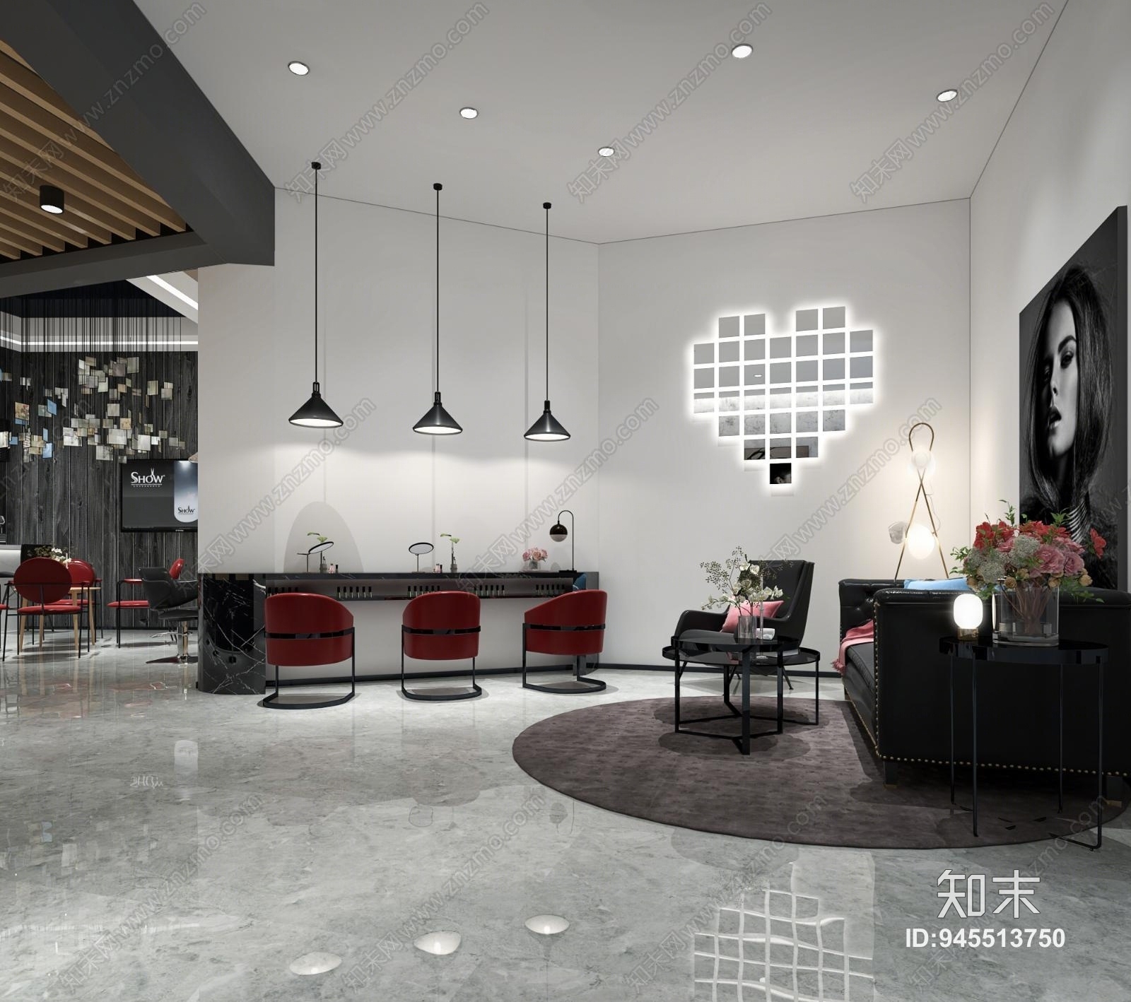 现代理发店3D模型下载【ID:945513750】