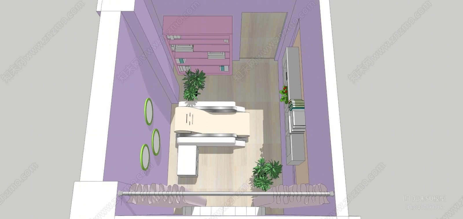 功能教室SU模型下载【ID:841700005】