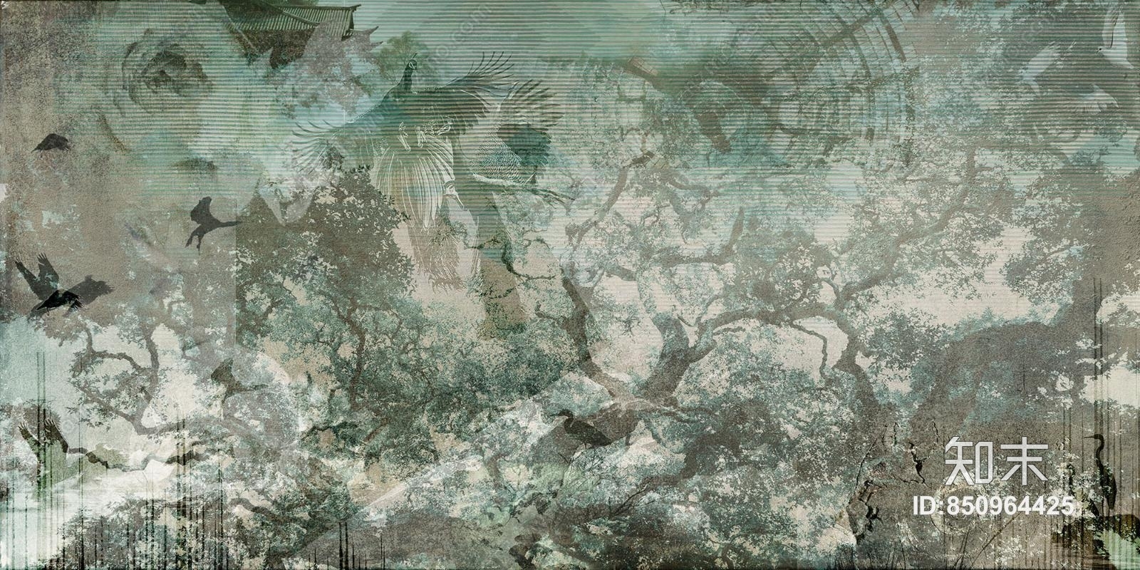 墙纸壁布图案单品与场景图艺术装饰元素室内设计超清贴图素材贴图下载【ID:850964425】