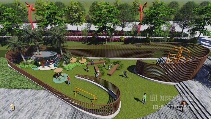 体育公园SU模型下载【ID:542287751】
