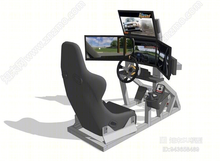 现代玩具SU模型草图