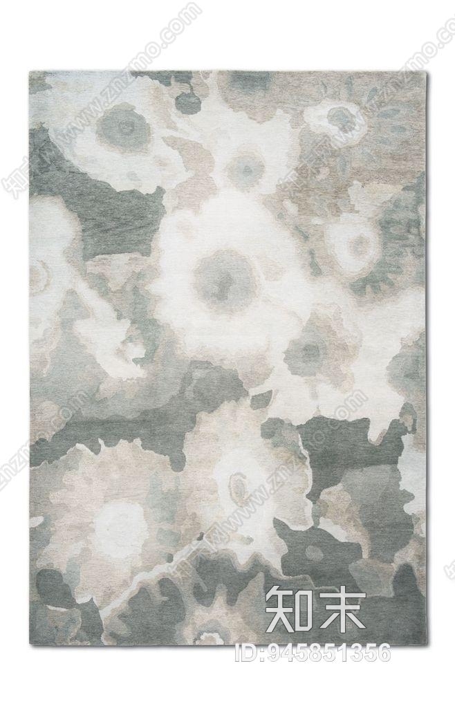 进口羊毛地毯客厅卧室简约现代床边贴图下载【ID:945851356】