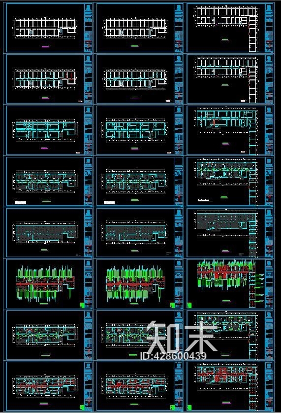 量贩KTV施工图下载【ID:428600439】