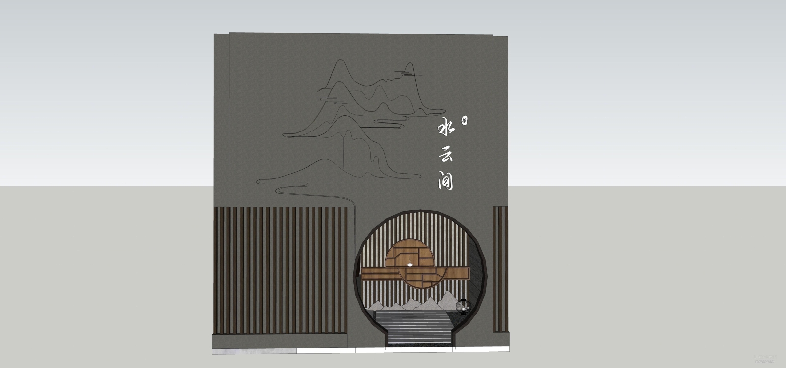 茶室SU模型下载【ID:525543859】