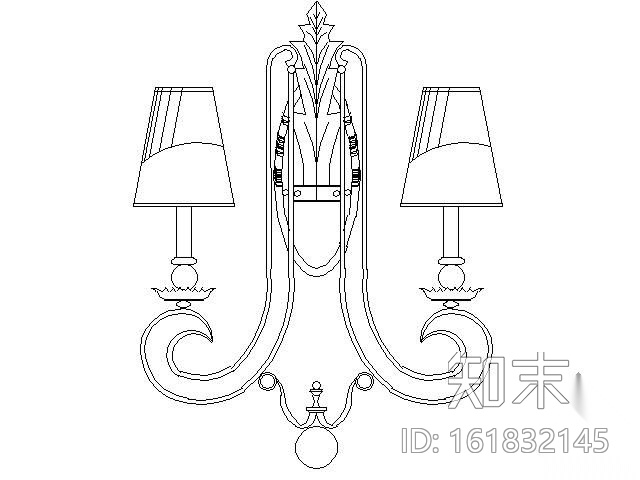 常用灯具图块集cad施工图下载【ID:161832145】