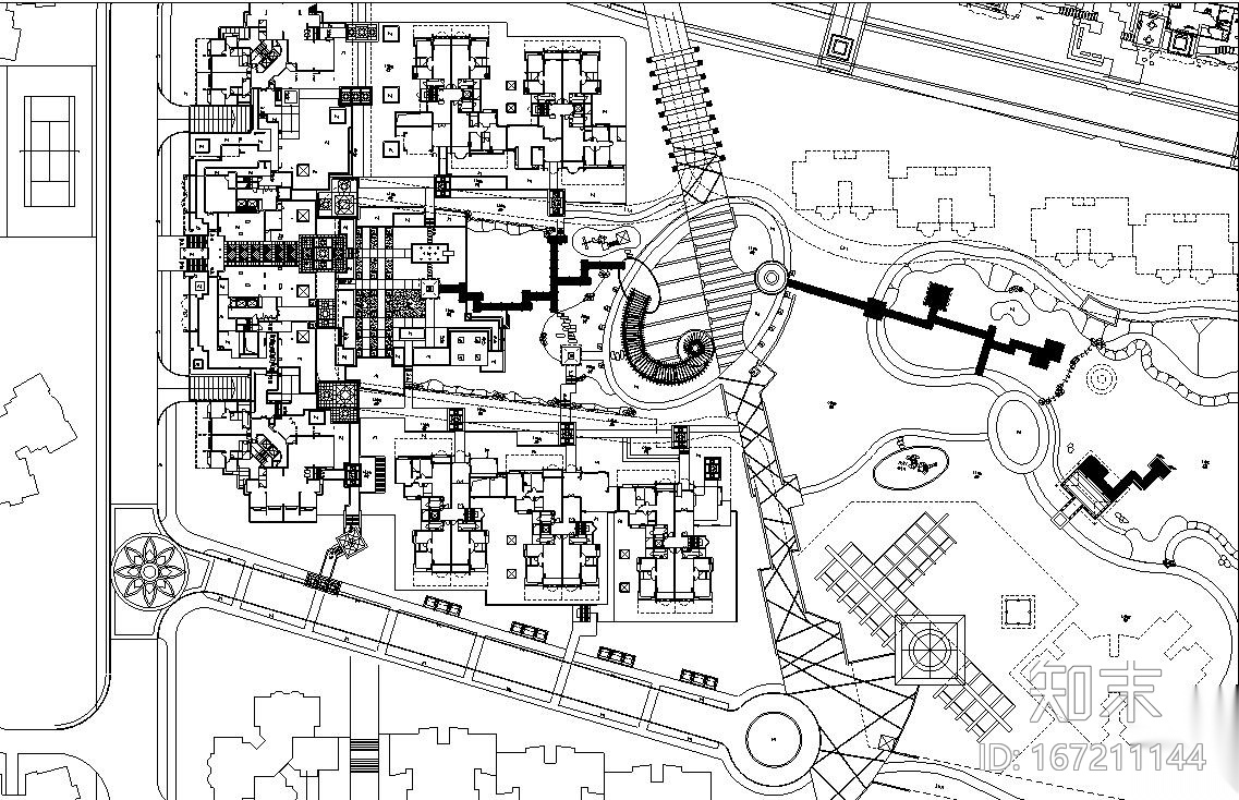 [广东]集贤庄新世纪城市花园限全套施工图设计（包含+15...cad施工图下载【ID:167211144】