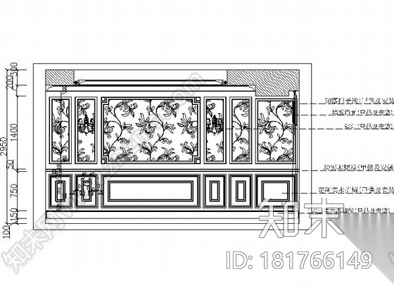 [重庆]花园式唯美浪漫洋房3室3厅室内设计CAD施工图施工图下载【ID:181766149】