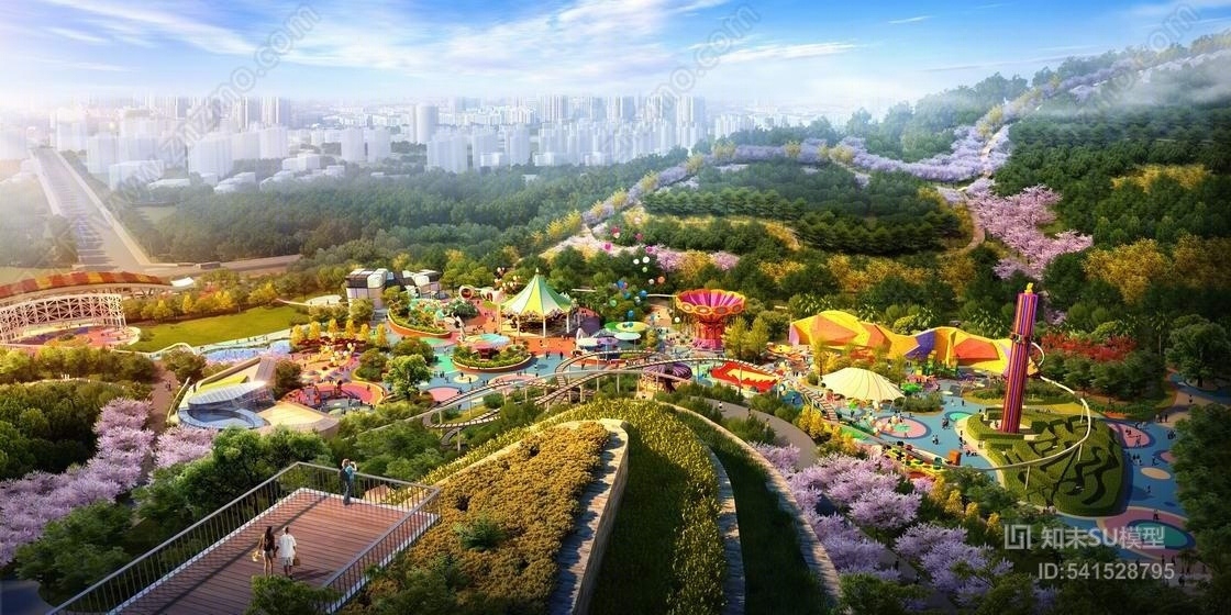 儿童公园SU模型下载【ID:541528795】