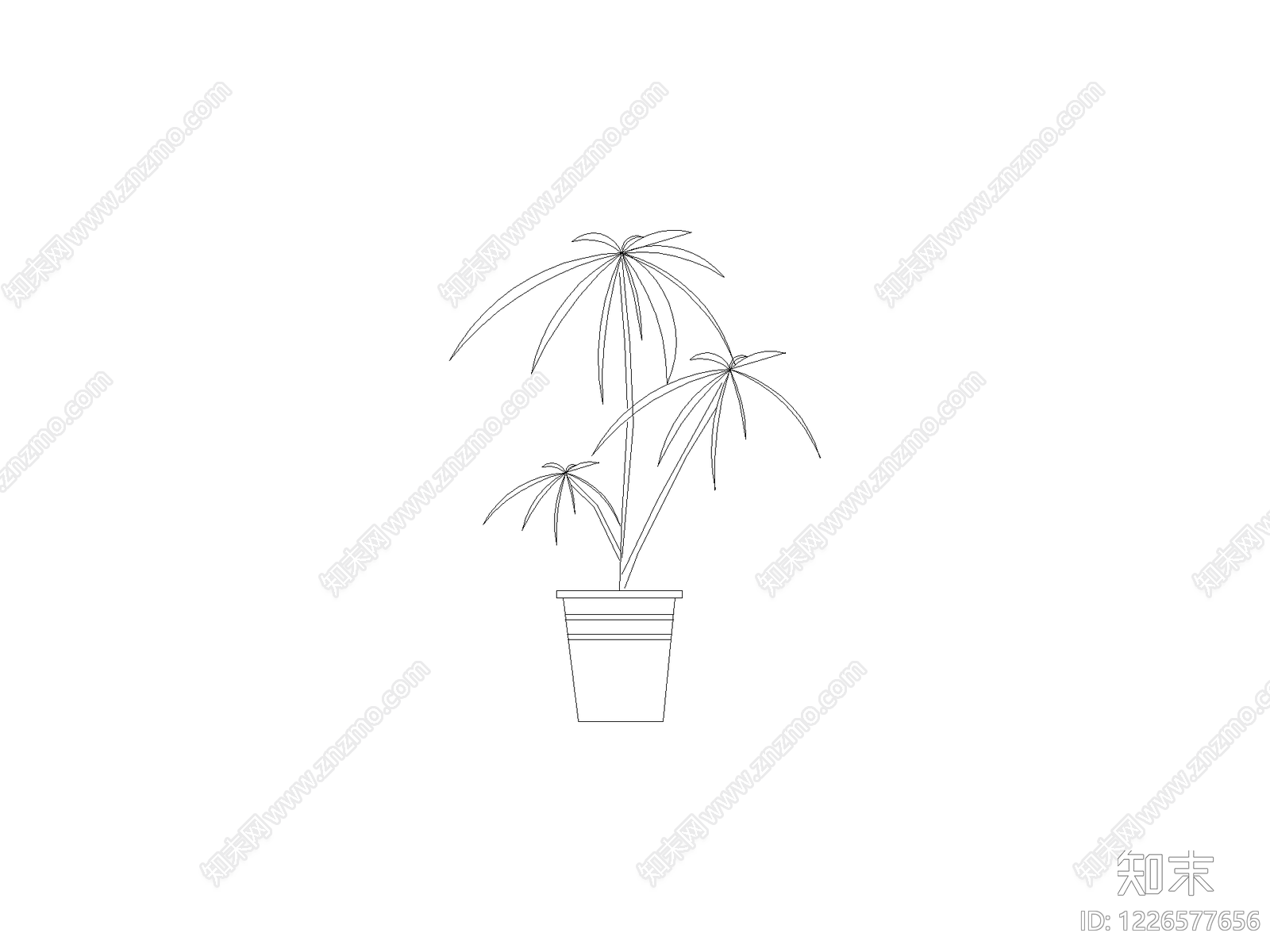 绿植cad施工图下载【ID:1226577656】