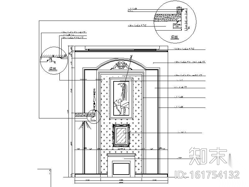 欧式三层别墅方案图cad施工图下载【ID:161754132】