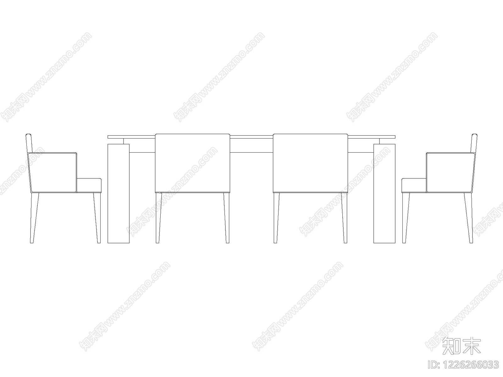 桌子CAD图纸