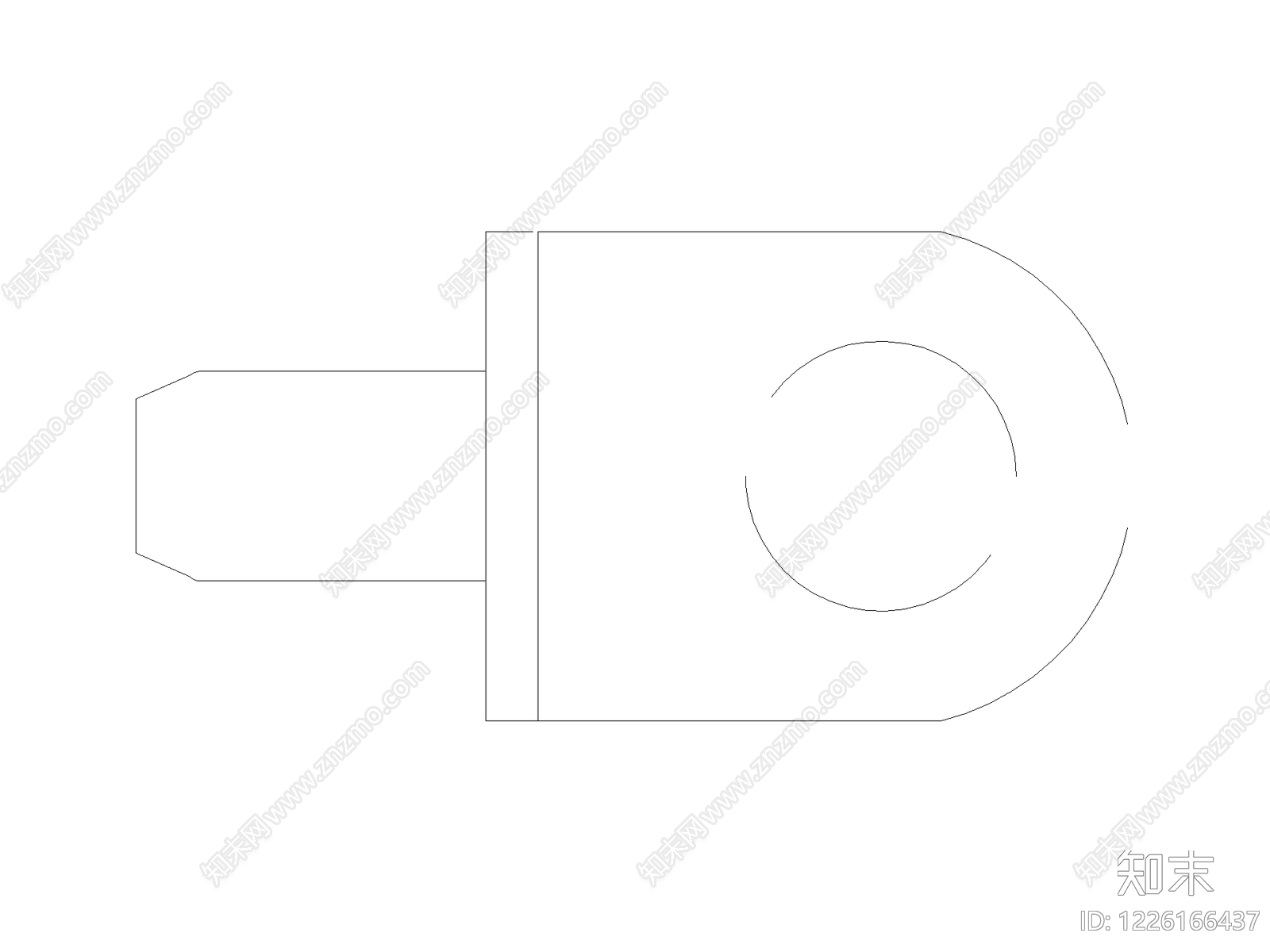 五金管件cad施工图下载【ID:1226166437】