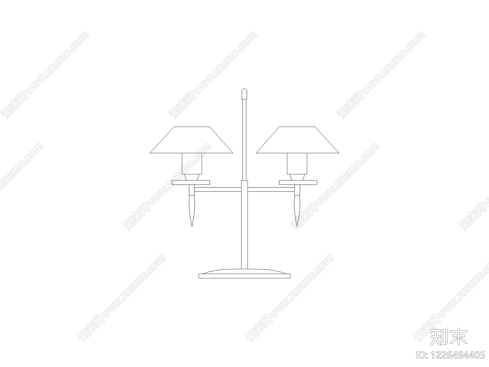 室内家具通用图块材料表灯具等cad施工图下载【ID:1226494405】